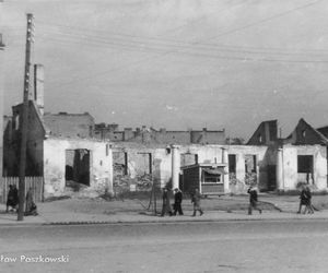 Białystok zniszczony po II wojnie światowej