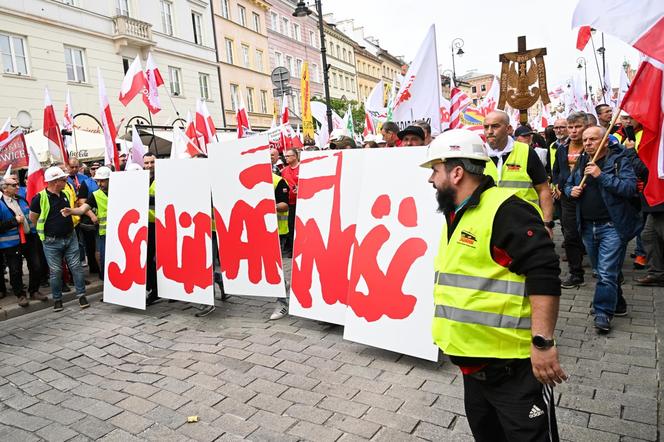 Protest w Warszawie 