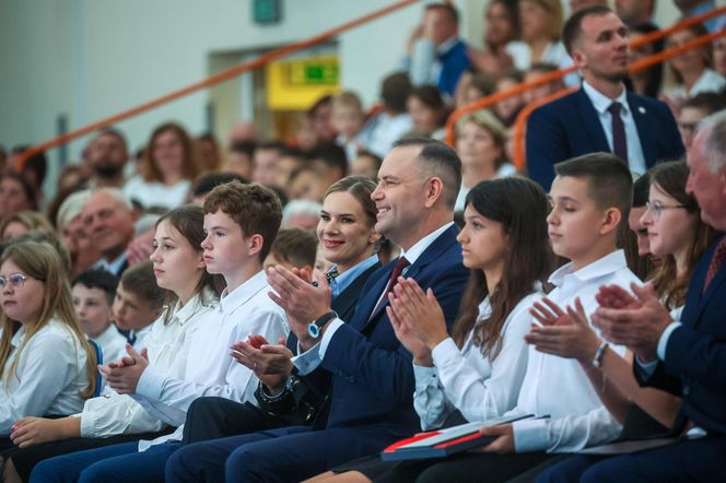 Marta Nawrocka na rozpoczęciu roku szkolnego