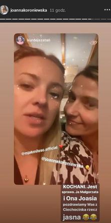 M jak miłość: Joasia (Barbara Kurdej-Szatan), Małgosia (Joanna Koroniewska)