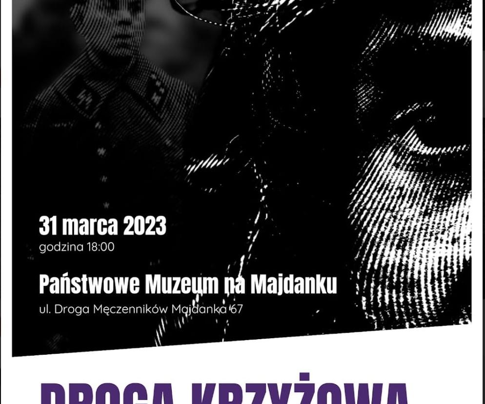 Droga Krzyżowa na Majdanku - plakat wydarzenia