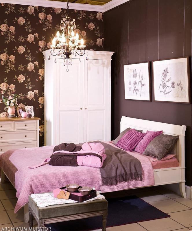 Aranżacja sypialni w stylu romantycznym: w brązach