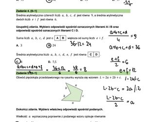 Egzamin ósmoklasisty 2025 - matematyka