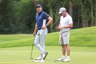 Jerzy Dudek na polu golfowym