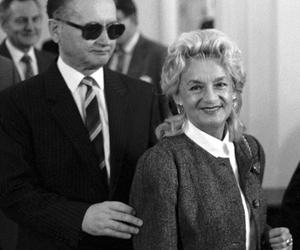 Wojciech i Barbara Jaruzelscy, 1990r.