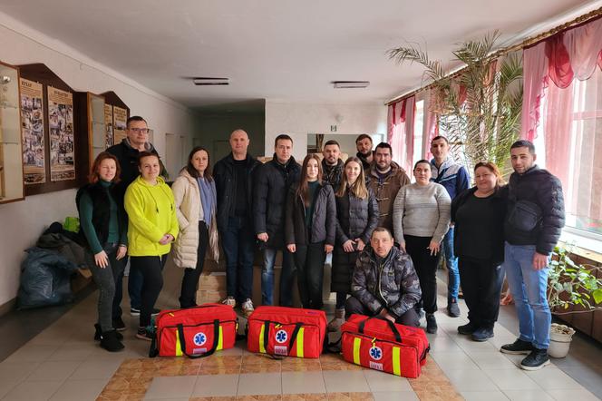 Zawieźli dary na Ukrainę. Transport z Białobrzegów dojechał do Rawy Ruskiej 