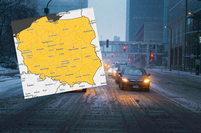 Ślizgawica w całej Polsce! TEGO DNIA warunki na drogach będą fatalne [ALERTY IMGW]