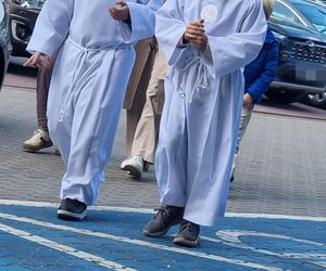 Marcin Mroczek na białym tygodniu komunijnym