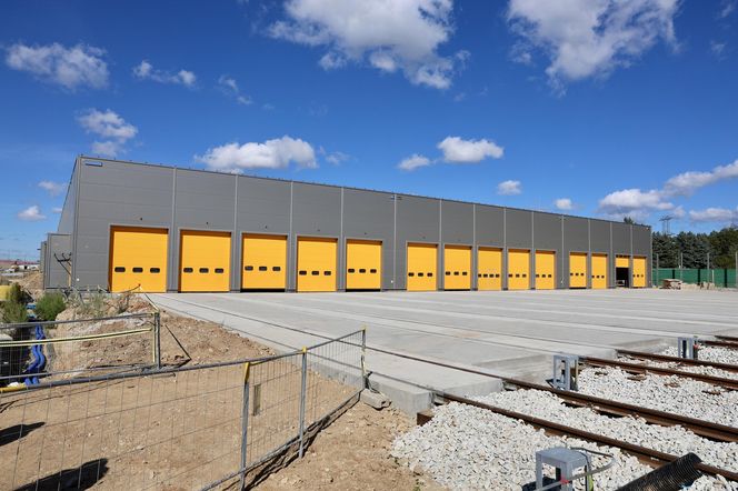 Byliśmy na placu budowy STP Karolin. Tu powstaje wielka sypialnia dla pociągów metra