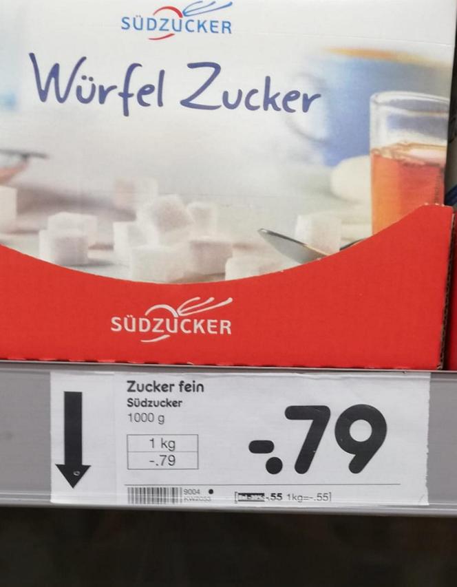 Cena cukru w Niemczech