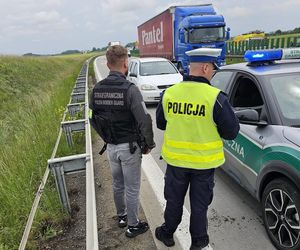 Pościg za nielegalnymi migrantami na autostradzie A4. Obywatel Ukrainy z zarzutami 
