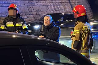 Karambol z udziałem ministra Andrzeja Adamczyka! Samochodowe domino na trasie WZt