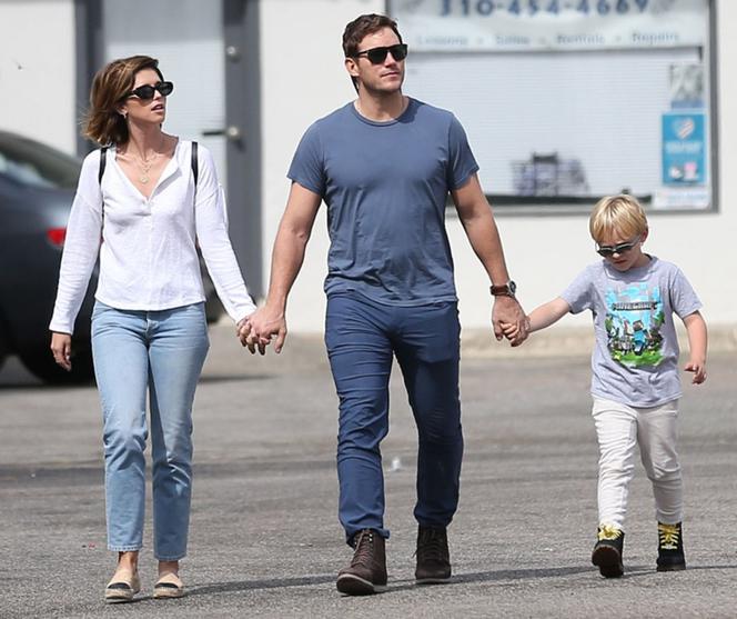 Katherine Schwarzenegger, Chris Pratt i jego syn Jack