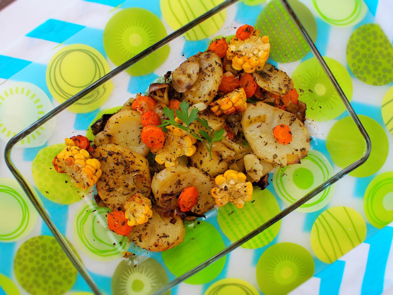 Zapiekane warzywa z kminkiem