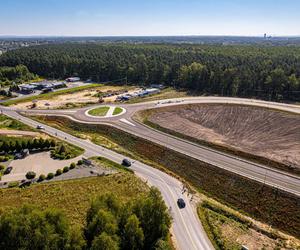 Plac budowy S1 Oświęcim - Dankowice w sierpniu 2024