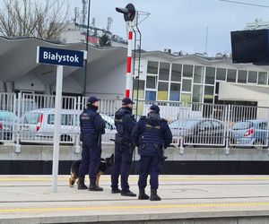 Niebezpieczna sytuacja na peronie w Białymstoku