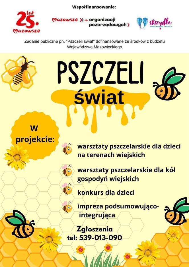 Bezpłatne warsztaty pszczelarskie dla dzieci i dorosłych z powiatu siedleckiego