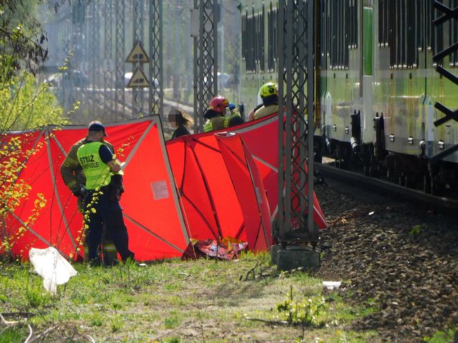 Tragedia w Ząbkach. Nie żyje pieszy. Wtargnął na tory w niedozwolonym miejscu