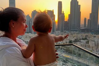 Sandra Kubicka wypoczywa z synkiem w Dubaju