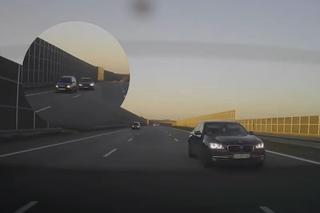 Kolejny furiat w BMW na A1 znowu to zrobił. Do sieci wyciekło nagranie