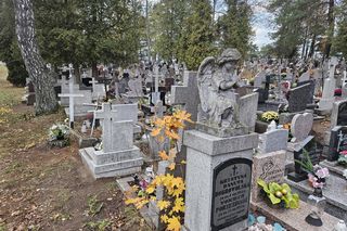 Wzgórze Anielskie na Cmentarzu Farnym w Białymstoku