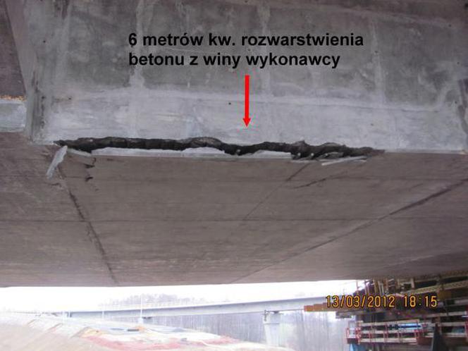 Autostrada A1. Budowa mostu przerwana z winy wykonawcy 