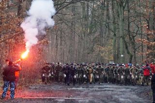 Funkcjonariusze z województwa kujawsko-pomorskiego serdecznie gratulują swojemu koledze