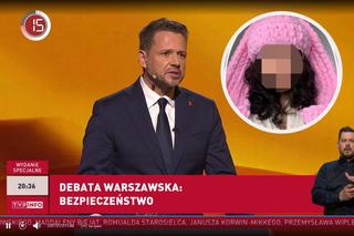 Śmierć Lizy na debacie TVP na prezydenta Warszawy. Rafał Trzaskowski mówi o mordercy