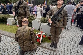 81. rocznica wybuchu Powstania Warszawskiego. Uroczystości przy pomniku Gloria Victis