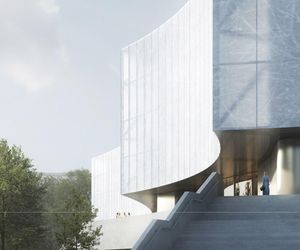 Koncepcja architektoniczna dla toru łyżwiarskiego Stegny
