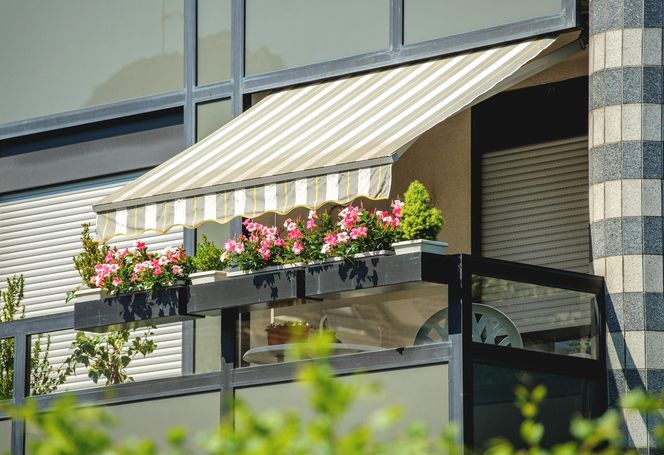 Balkon na parterze