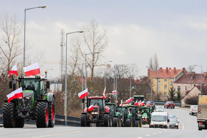 Protest rolników w Gorzowie