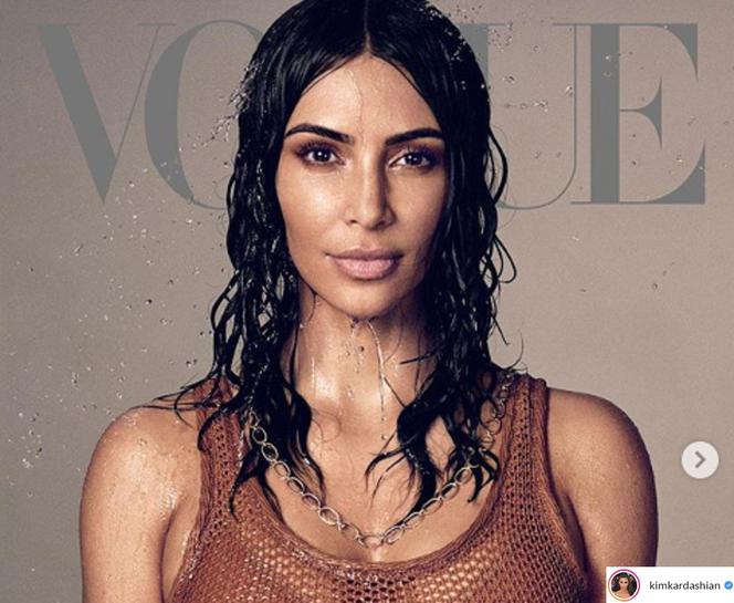 Kim Kardashian na okładce Vogue US