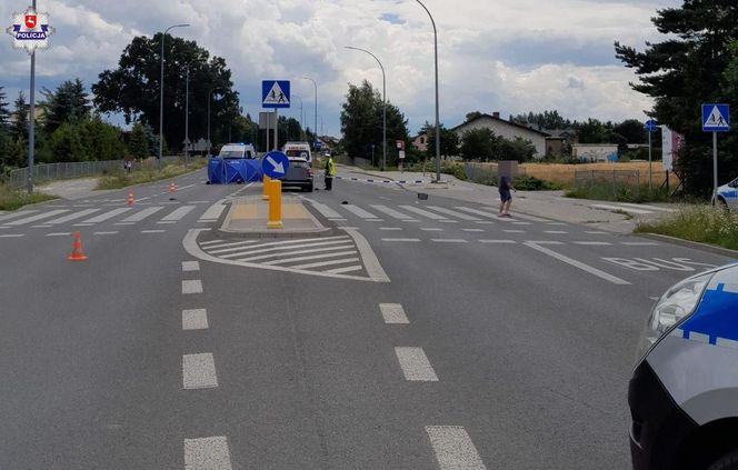 Śmiertelny wypadek w Lublinie. Rowerzysta zginął pod kołami audi