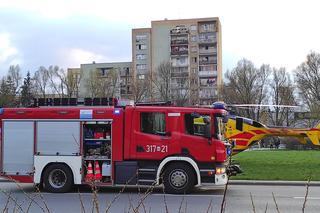 Toyota potrąciła pieszą na Ursynowie. W akcji śmigłowiec LPR