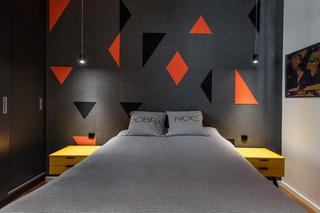 38-metrowa kawalerka projektu Interiorsy. Króluje tu minimalizm z dużą dawką koloru