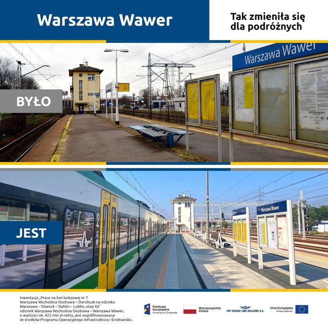 Warszawa Wawer po modernizacji