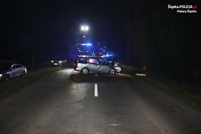 Piekary Śląskie: Kierowca zderzył się z drzewem. Trafił do szpitala