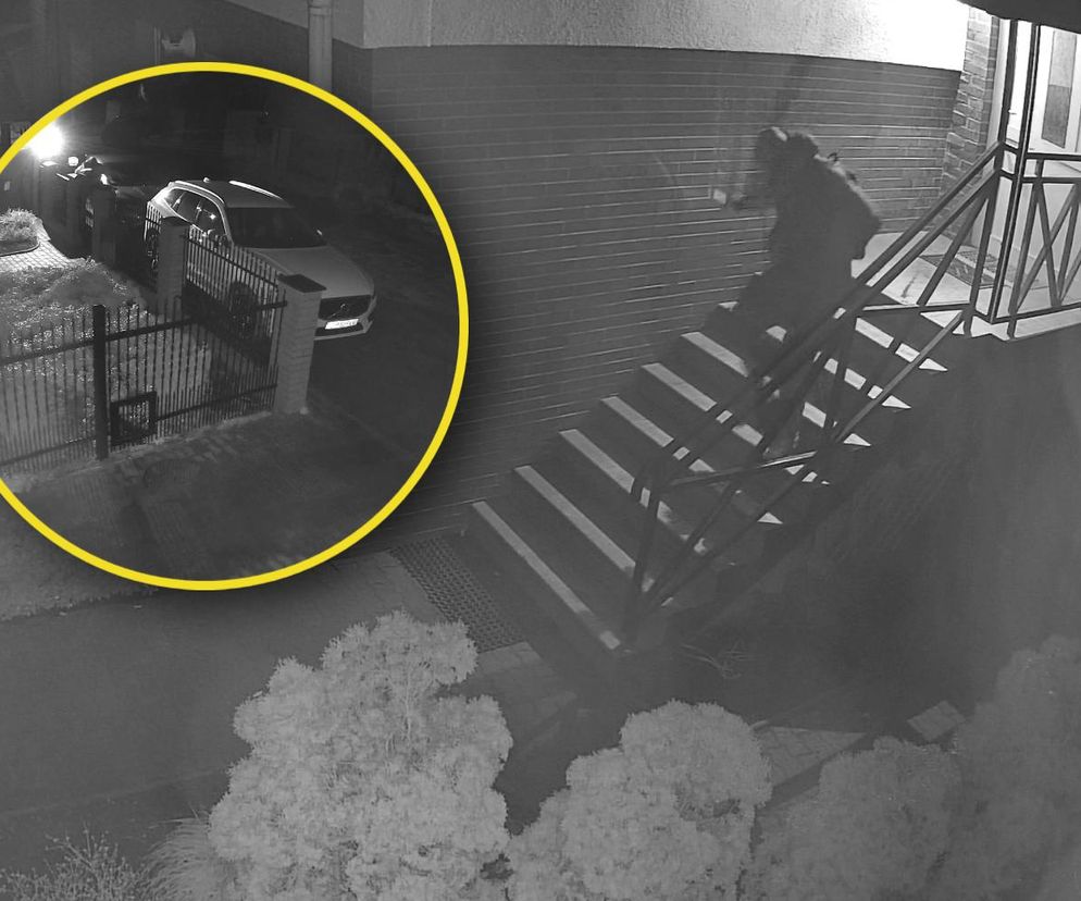 Tajemniczy atak na forda i budynek! Ktoś rozpylił śmierdzącą substancję. Policja szuka świadków