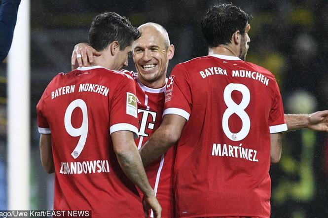 Robert Lewandowski, Arjen Robben, Javi Martinez, Bayern Monachium