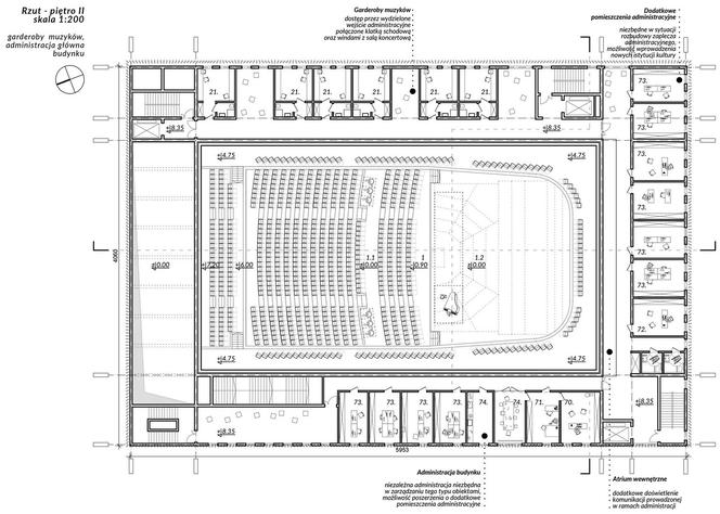 Siedziba Płockiej Orkiestry Symfonicznej według młodych architektów