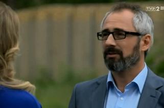 M jak miłość odc. 1090. Anna (Tamara Arciuch), Adam Werner (Jacek Kopczyński)