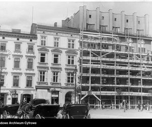 Kraków. Budynek Feniksa - remont elewacji zewnętrznej