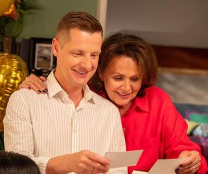 M jak miłość odc. 1886. Marysia (Małgorzata Pieńkowska), Paweł (Rafał Mroczek)