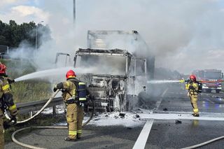 Dwa poważne zdarzenia na A4 w Małopolsce. Autostrada częściowo zablokowana w obu kierunkach