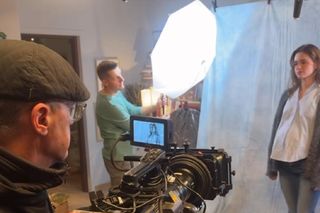 M jak miłość na planie. Paweł (Rafał Mroczek), Franka (Dominika Kachlik)