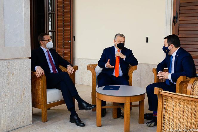 Mateusz Morawiecki, Viktor Orban, Matteo Salvini