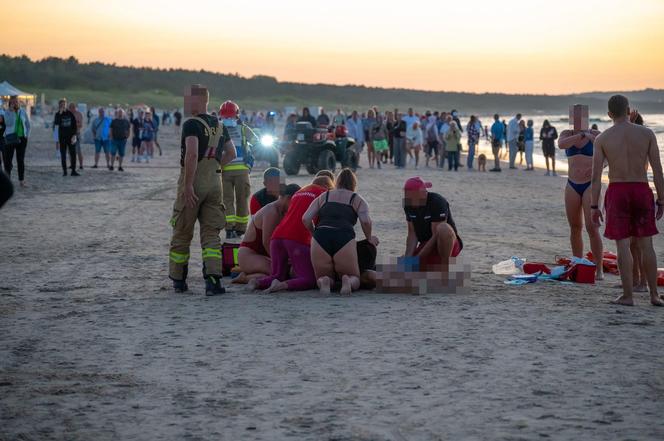 Dramatyczna akcja ratunkowa na plaży w Świnoujściu