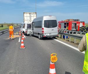 Poważny wypadek na A1! Wielu poszkodowanych, droga zablokowana