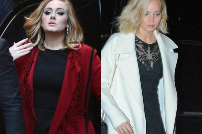 Adele i Jennifer Lawrence